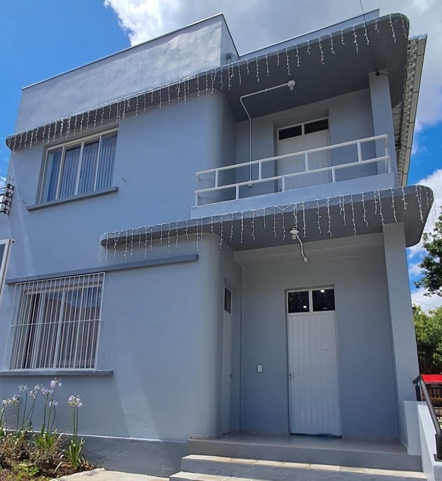 Fachada da Biblioteca P&uacute;blica Municipal Professor Arno Sommer